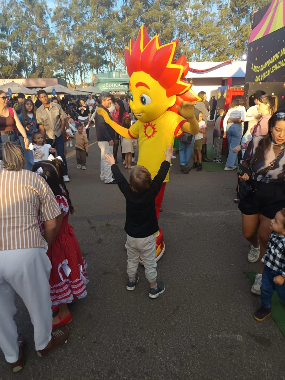 Produção Perormance Boneco Solzinho Ri Happy